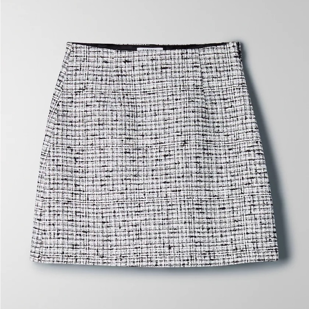 Aritzia Babaton Tweed Mini Skirt